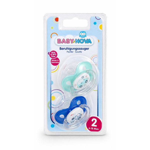 پستانک ارتودنسی سیلیکونی بیبی نوا Baby Nova مدل 28240