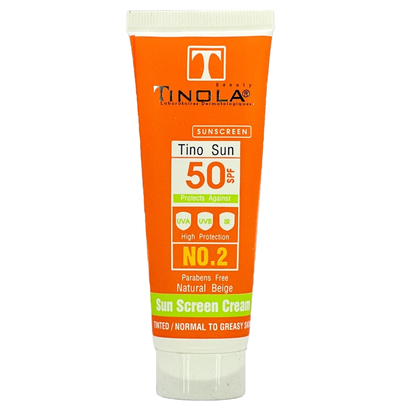 17043773.webp کرم ضد آفتاب رنگی بژطبیعی تینولا مناسب پوست معمولی و چرب spf50 (40میل) - تصویر 1