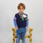 ست3تکه ژیله و بلوز و شلوار وارداتی بچگانه مدل کالج کوچولو(1-5سال) - تصویر 7
