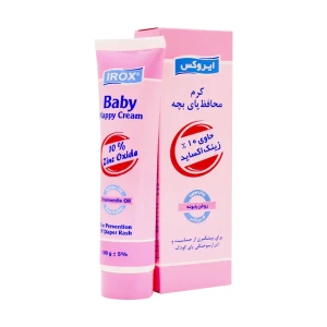کرم محافظ پای کودک زینک اکساید 10% ایروکس (100 گرم)
