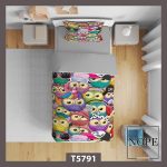 روتختی کودک طرح پترن کودکانه جغد مدل T5791