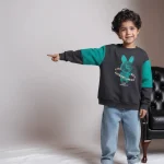 بلوز وارداتی اسپرت بچگانه مدل آستین دوتکه(4-12سال) - تصویر 3