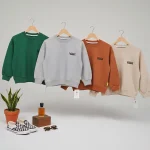 بلوز وارداتی اسپرت بچگانه مدل VANS رنگ قهوه ای(3-10سال) - تصویر 3