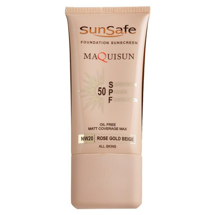 NW20SLMDARO.jpg کرم پودری ضد آفتاب سان سیف SPF 50 (بژ رز گلد NW 20) 40 میل - تصویر 1