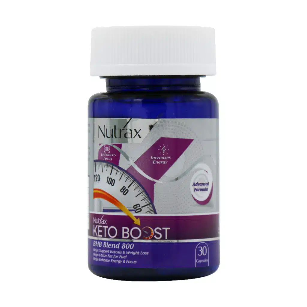 Nutrax-Keto-Boost-30-Caps.jpg.webp کپسول کتو بوست نوتراکس (30عدد) - تصویر 1