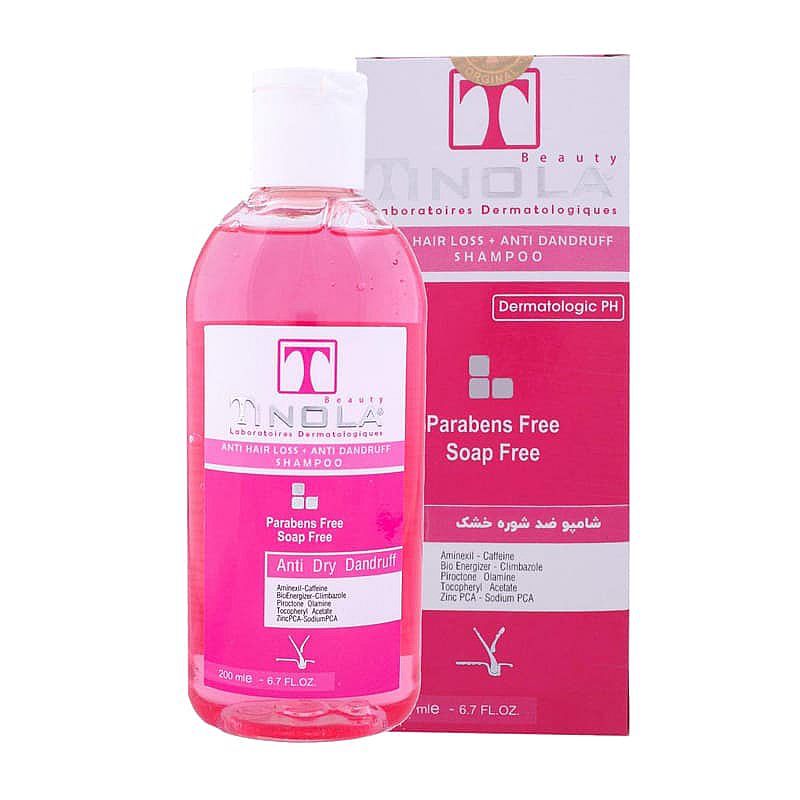 TINOLA-ANTI-HARE-LOSSANTI-DANDRUFF-SHAMPOO-200ML.jpg شامپو تقویت کننده تینولا مخصوص شوره های خشک (220 میل) - تصویر 1