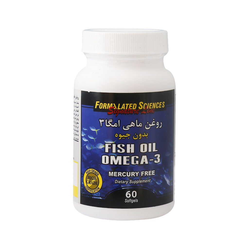Viva-Omega-3-Fish-Oil-110-Soft-Gels.jpg کپسول روغن ماهی امگا 3 فرمولیتد ساینسز (60 عددی) - تصویر 1