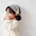هد بند دخترانه توری طرح الیزابت - تصویر 4