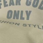 تیشرت بچگانه طرح Fear گندمی سایز 50,55,70 - تصویر 3