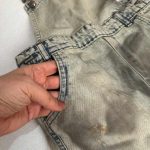 بیلر جین بچه گانه طرح مکانیکی کثیف  اورجینال - تصویر 17
