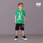 تیشرت شلوارک طرح جردن - تصویر 2