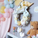 آویز تزئینی اتاق کودک طرح خرس نانان مدل Welcome کد W/Crm - تصویر 9
