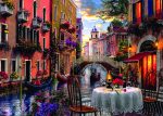 پازل 1000 تکه رونیز طرح شام دو نفره در ونیز - تصویر 3