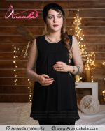 تاپ بارداری کرپ حریر مجلسی مدل ژینا - تصویر 7
