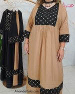مانتو پیراهنی بارداری گلاره - تصویر 9
