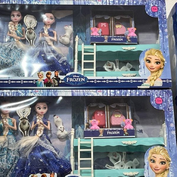 باربی فروزن ۲ عددی با تخت