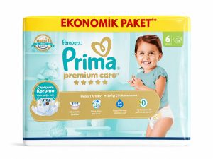 پوشک بچه سایز 6 پریما (prima) بسته 35 عددی