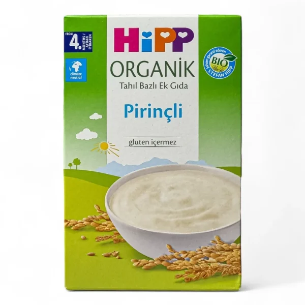 سرلاک ارگانیک برنج هیپ HiPP مدل Pirinçli حجم ۲۰۰ گرم